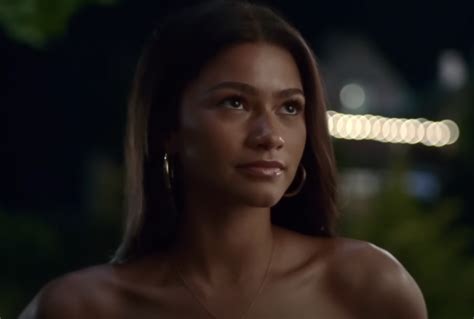 zendaya nude scene|Zendaya Lesbian, Breasts Scene in Euphoria